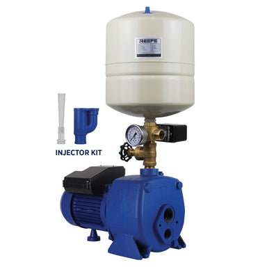 REEFE RDW150E.PTS Self Priming Deep Well Pump With Injector and Pressure Tank